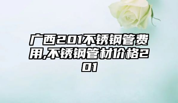 廣西201不銹鋼管費用,不銹鋼管材價格201