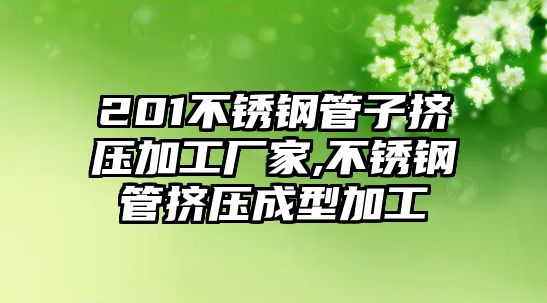 201不銹鋼管子擠壓加工廠家,不銹鋼管擠壓成型加工